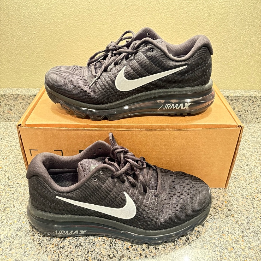 Nike Air Max 2017 Anthracite Womens Size 8 849560-001 WORN ONCE✅